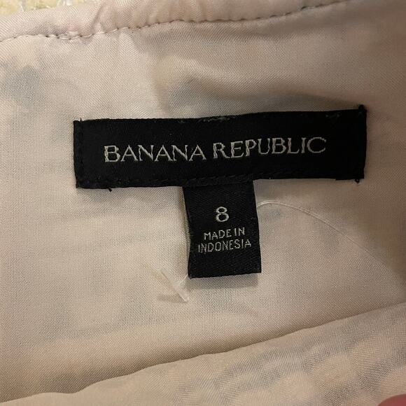 Banana Republic 8 Fit & Flare Dress | Aztec Knit, Black Ivory, NWOT Fall Capsule - Picture 4 of 7